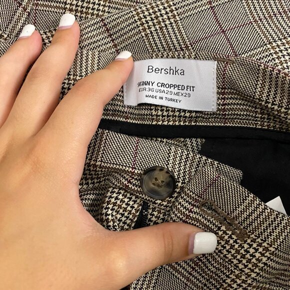 Bershka Patterned Trousers Woman - Picture 3 of 3